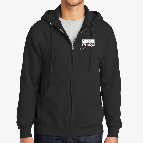 Essential Fleece Full Zip Hooded Sweatshirt Thumbnail